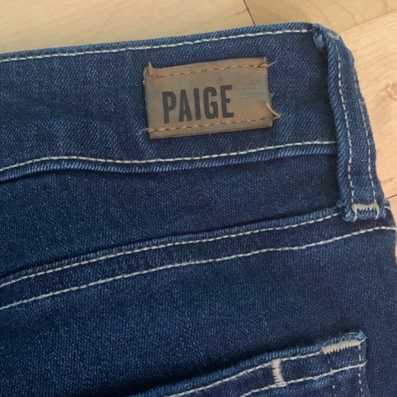 Paige Hoxton Ankle “Calani” Dark Wash Jeans - Picture 10 of 15